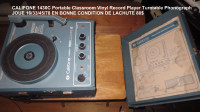 CALIFONE 1430C Portable Classroom Vinyl Record Player Turntable