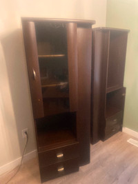 2 Tall Cabinets