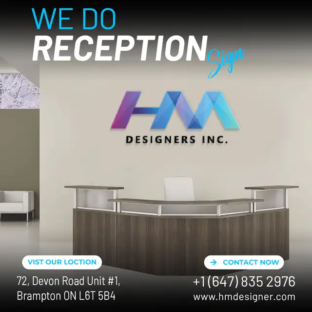 Reception Signs – Professional Custom Designs