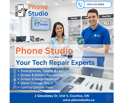 More Than Just Phone Repairs! Did you know Phone Studio handles more than just cell phones? From gam...