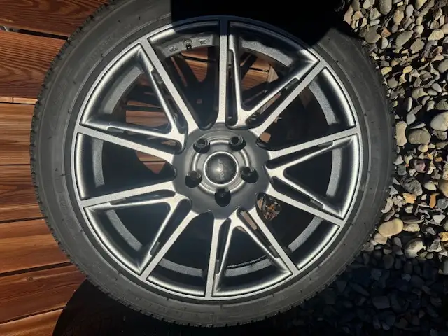 Fast Rims 5 x 114.3 with Michelin X-Ice 245/40/19 Winter Tires in Tires & Rims in Lethbridge - Image 3