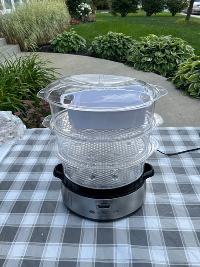 APPAREIL POUR STIMER DES ALIMENTS AVEC 3 SECTIONS, View more