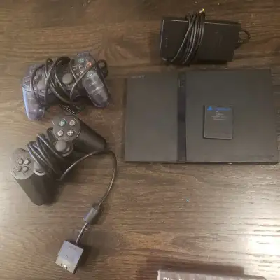 Playstation 2 with games