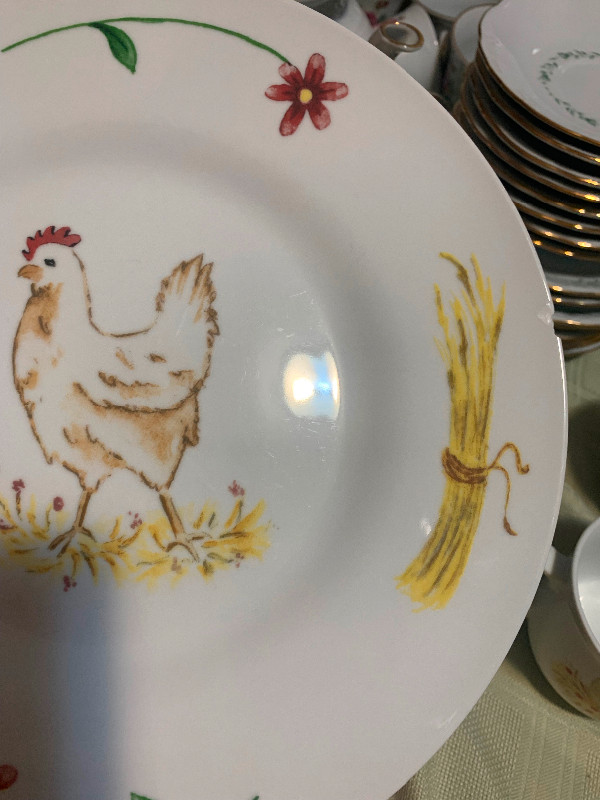 Dishes from Stokes - rooster and chick in Kitchen & Dining Wares in Saint John - Image 2