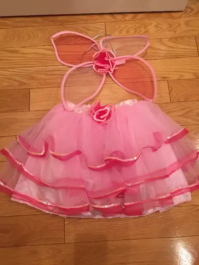 Fancy Flutter Skirt and Wings - Fairy; Size 5/6, View more