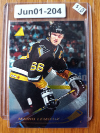 1995-96 Pinnacle Rink Collection #192 Mario Lemieux Pittsburgh