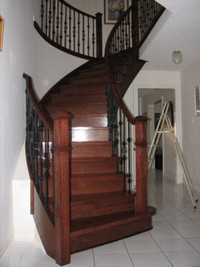 Solid Hardwood Floor Installation: $1.35/SF; Stairs Capping !