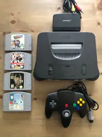 Nintendo N64 with four games
