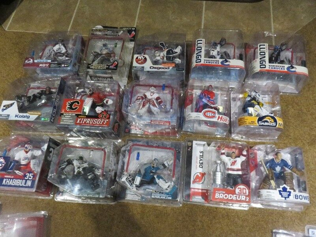 100s of McFarlanes -Orr, Gretzky, Lemieux, Bower and 20 goalies+ in Arts & Collectibles in Calgary