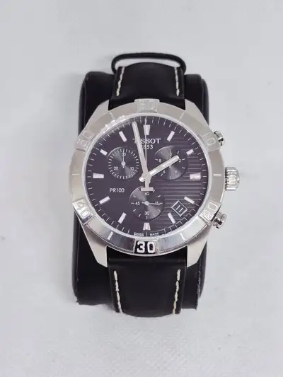 Montre Tissot PR 100 chronograph watch, View more