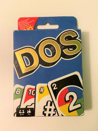 DOS Card Game in Collector's Tin Case From Makers of Uno Mattel NEW Sealed 