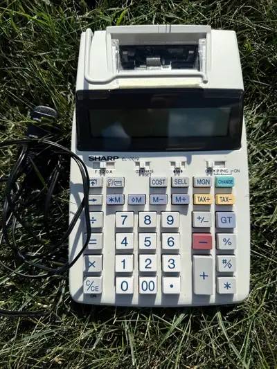 Sharp EL-1701V Printing Calculator, View more