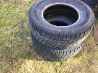 For sale: 2 small truck tires (255/70R16):  50$
