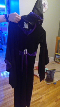 Costume Halloween sorcière enfant 8-10ans