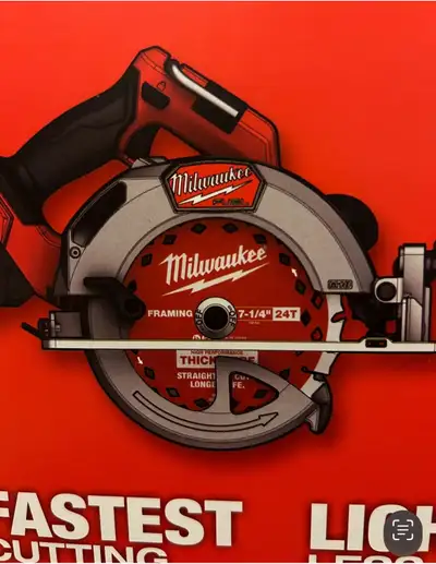 Brand new Milwaukee fuel new-Gen m18 7-1/4 circular saw 2834-20, View more