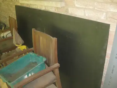Very large bathroom mirror polished edges, ongoing renovation sell or in the dumpster 87.5 in by 42....