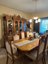 Solid wood beautiful Dinning suite