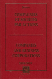 Compagnies et sociétés par actions - Companies and... 2018-2019