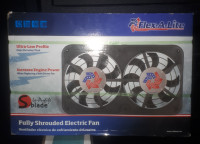 Flex-A-Lite Dual Puller Electric Fans & Shroud