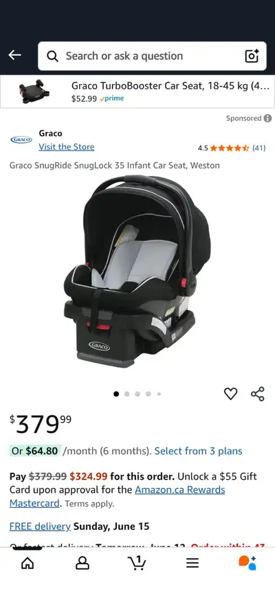 Brand New Graco SnugRide SnugLock 35 Infant Car Seat, View more