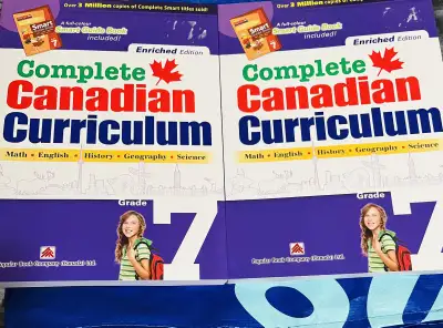 Brand new Grade 7 Complete Canadian Curriculum books! , View more