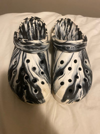 Black and white crocs (CASH ONLY) 