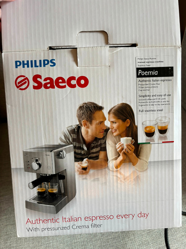 Philips Saeco Poemia manual espresso machine $220 in Coffee Makers in London - Image 4