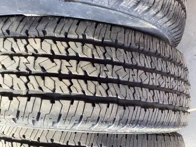 LT245/75r17 Firestone Transforce HT “take offs”. 10 ply, 4 for $900. Call Joe 705-426-5497