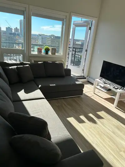 Charcoal Grey Sectional Sofa, View more