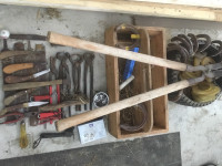 Hoof trimming and shoeing tools