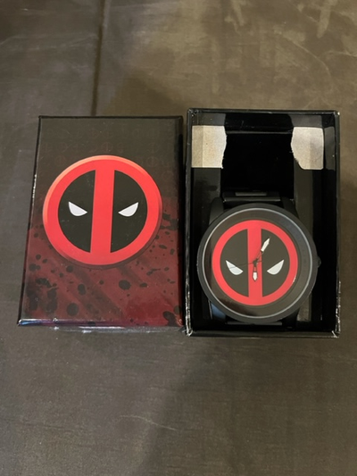 Marvel Deadpool Black Wrist Watch Brand New