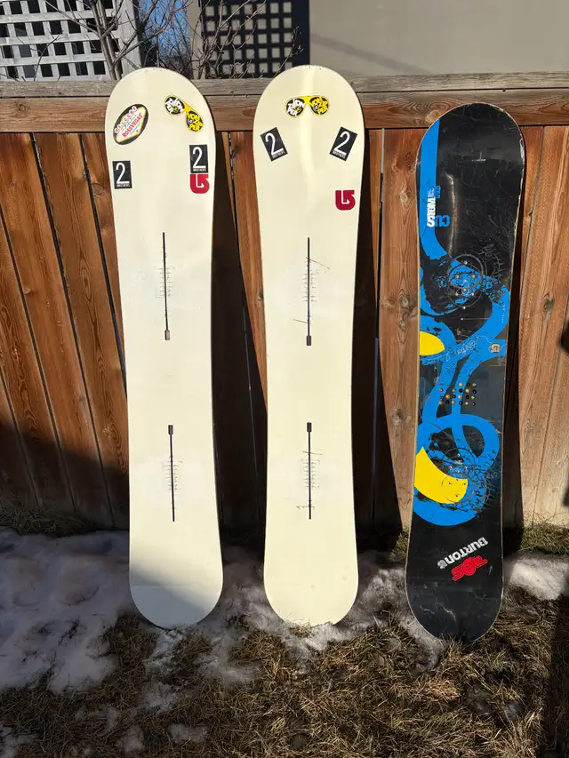 3 SNOWBOARDS 150 - 160 cm in Snowboard in Calgary - Image 2