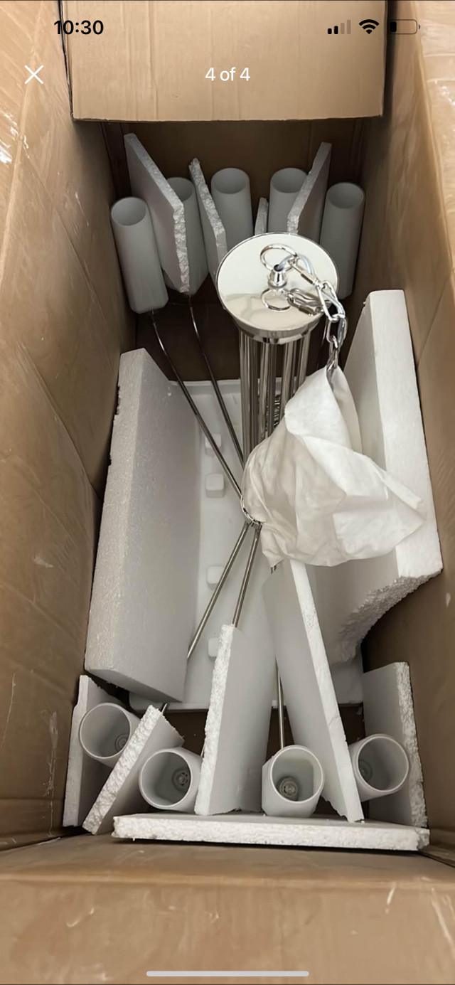 UNION LIGHTING TRUBY CHANDELIER BY KICHLER NEW UNUSED IN BOX in Indoor Lighting & Fans in Peterborough - Image 4