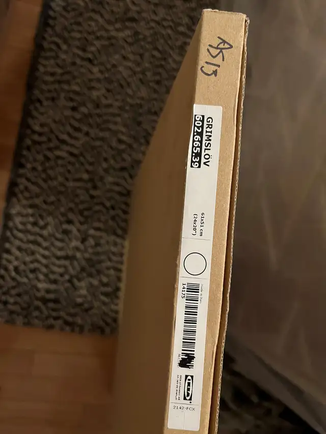Ikea Grimslov off white cabinet doors (2) - NEW still in package63804731873411121