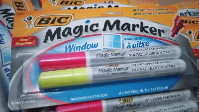 Marqueurs à vitre BIC Magic Markers for Glass Windows, View more