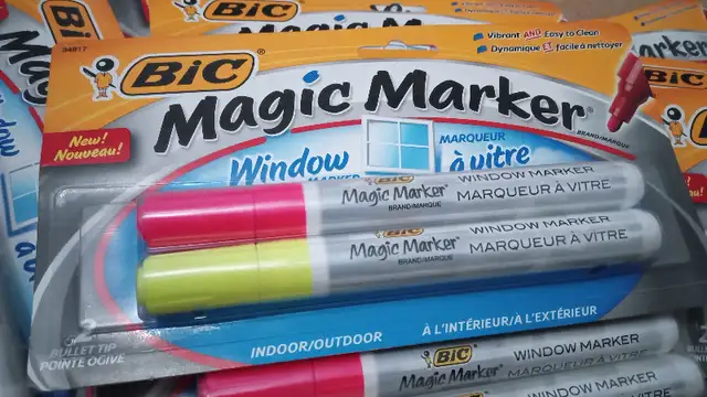 Marqueurs à vitre BIC Magic Markers for Glass Windows in Hobbies & Crafts in City of Montréal - Image 2