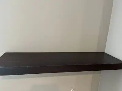 35.5” x 10.25” - FLOATING SHELF- CHOCOLATE BROWN COLOUR, View more