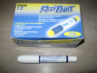 New Box of 12 Redi-Paint Paint Markers