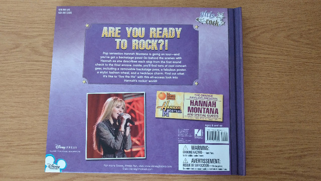 Hannah Montana Backstage Pass hardcover book - New dans Livres jeunesse et ados  à Ville de Toronto - Image 2