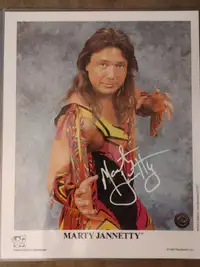 WWE superstar Marty Jannetty autographed 8 x 10 Photo