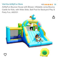 AirMyFun Bouncer slide w/Pool