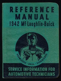 1942 McLaughlin -Buick Reference manual GM of Canada
