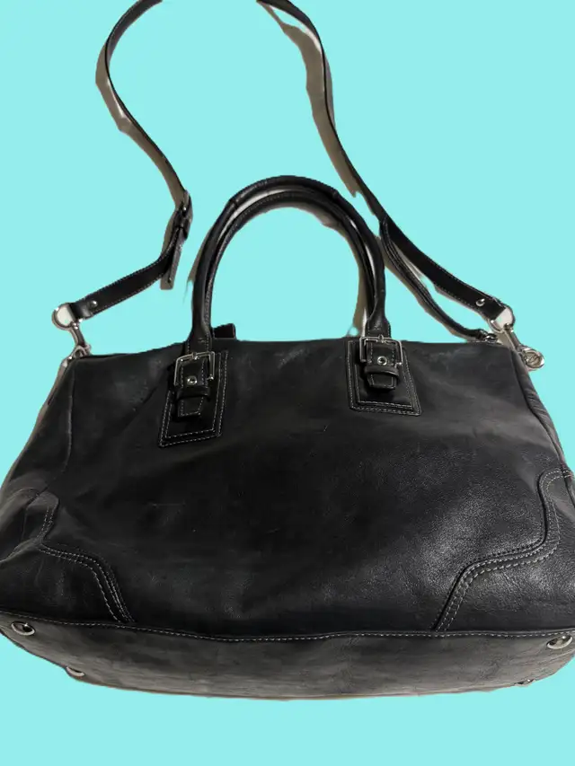 COACH Black Hamilton Satchel Shoulder Bag - Model F13811 in Women's - Bags & Wallets in Barrie - Image 3