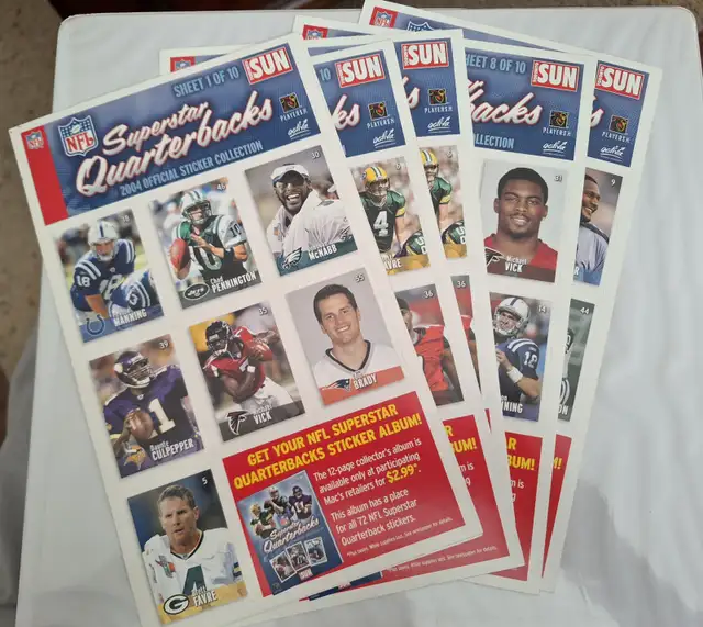 2004 NFL Superstar Quarterbacks in Arts & Collectibles in St. Catharines - Image 2