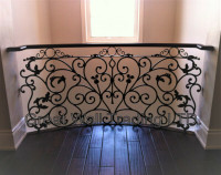 Railings, Pickets, Wrought Iron Balusters and Glass