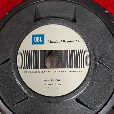 The JBL E140-8 is a 15-inch professional loudspeaker designed for musical instruments, specifically...