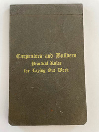 Carpenters and Builders Practical Rules Pocket Book
