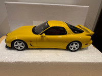 1/18 Otto Mobile Mazda RX7 FD Type Bathurst R Yellow Diecast