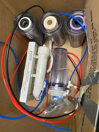 5-Stage RO/DI Water Filtration System – Bulk Reef Supply (75 GPD) Used reverse osmosis / deionizatio...