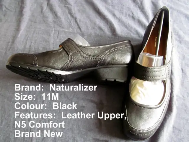 Size 11 Women's shoes, Naturalizer N5 comfort, NEW, Black in Women's - Shoes in Markham / York Region - Image 2